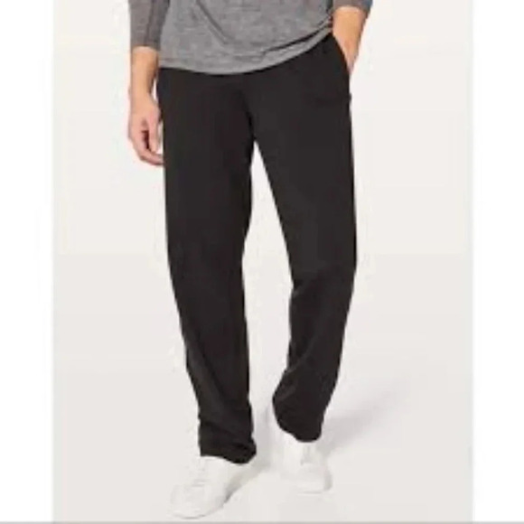 Lululemon  Black Kung Fu Men's Jogger Sweat Pants - Picture 1 of 9
